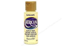 PINTURA ACRILICA AMERICANA DA 3 CREMA DE LECHE 59 ML.