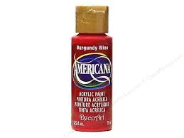 PINTURA ACRILCA AMERICANA DA 22 ROJO BORGOÑA 59 ML