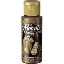 PINTURA ACRILICA AMERICANA METALIZADA DA 71 ORO VIEJO 59 ML.