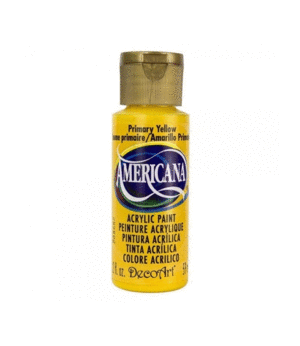 PINTURA AMERICANA 60 ML. DA 201  AMARILLO PRIMARIO