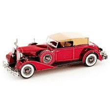 MAQUETA METAL COCHE PACKARD DESCAPOTABLE -EDAD: + DE 14 AÑOS