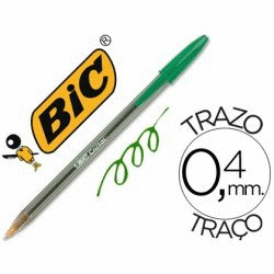 BOLÍGRAFO BIC CRISTAL NEGRO 0,4