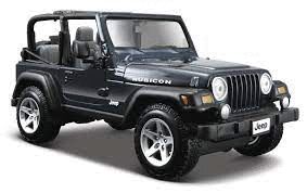 COCHE MAISTO E 1:27 JEEP WRANGLER RUBICON