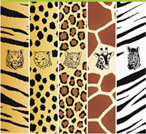 CARTULINA DECORADA PIEL DE ANIMAL TIGRE 70*50 300 GRAMOS