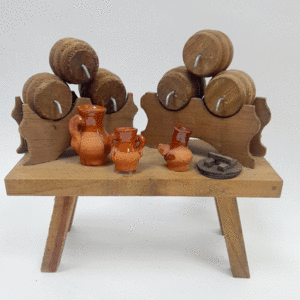 MESA TONELES DE VINO 15*16 CM
