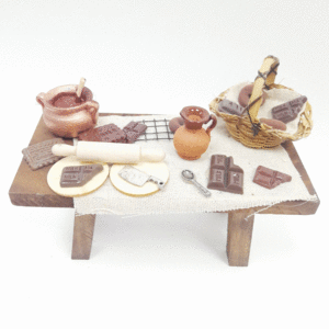 MESA HACIENDO CHOCOLATE 12*15*7 CM