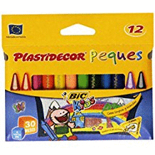 CERA BLANDA PLASTIDECOR PEQUES C/ 12