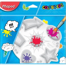 PALETA MEZCLADORA MAPED PLASTICO 6 COMPARTIMENTOS