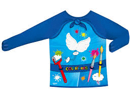 BATA DE PINTOR  95 % PEVA - 102*128 CM - EDAD: + DE 4 AÑOS