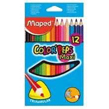 LÁPICES COLOR MAPED MAXI COLOR  PEP CAJA 12 COLORES