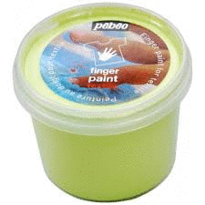 PINTURA  DEDOS TEXTIL VERDE  100 ML. PEBEO