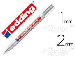  ROTULADOR EDDING 751 BLANCO PUNTA 1-2 MM.