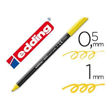 ROTULADOR EDING 1200 AMARILLO Nº 5 PUNTA 1 MM