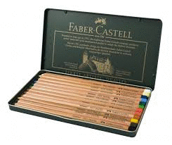 LAPICES PASTEL FABER CASTELL CAJA 12 COLORES