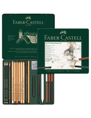 LAPICES MOOCROMOS FABER CASTELL 21 PIEZAS