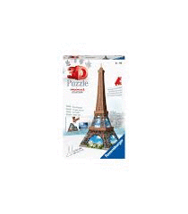 PUZZLE 3D 62 PIEZAS TORRE EIFFEL MEDIDAS: 24,2*9,5 CM. EDAD: 8,99 AÑOS