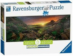 PUZZLE 1000 PIEZAS SOL SOBRE ISLANDIA MEDIDAS: 98*37,5