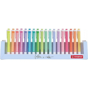 ROTULADOR FLUOR STABILO PASTEL 18 COLORES