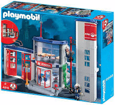 PLAYMOBIL PARQUE DE BOMBEROS  REF. 4819 EDAD 4-10 AÑOS