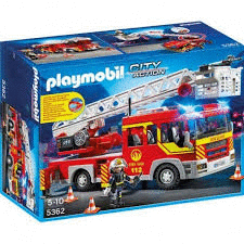 PLAYMOBIL DE BOMBEROS REF.5362 EDAD: 5-10 AÑOS 77 PIEZAS