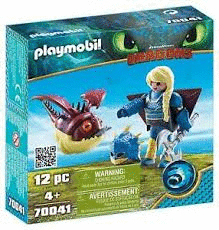 PLAYMOBIL DRAGONS ASTRID CON GLOBOGLOB EDAD: + DE 4 AÑOS