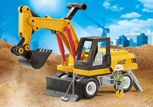 PLAYMOBIL EXCAVADORA ORUGA EDAD: + E 5 AÑOS