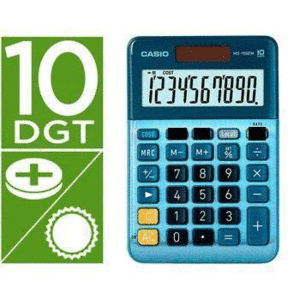 CALCULADORA CASIO MS 100 EM 10 DÍGITOS