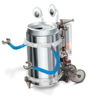MONTA TU ROBOT DE LATA - EDAD: + DE 3 AÑOS