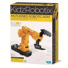 MONTA TU BRAZO DE ROBOT MOTORIZADO - EDAD: + DE 8 AÑOS