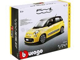 KIT DE MONTAJE FIAT 500 BURAGO E 1:24 EDAD: + DE 8 AÑOS