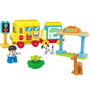 CAJA DE CONSTRUCCION AUTOBÚS 41 PIEZAS EDAD: + DE 3 AÑOS