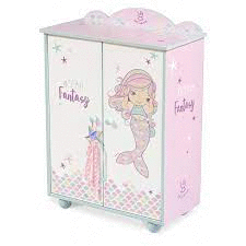 ARMARIO DE  MADERA MUÑECAS OCEAN FANTASY