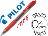 BOLÍGRAFO PILOT G-2 ROJO 0,7