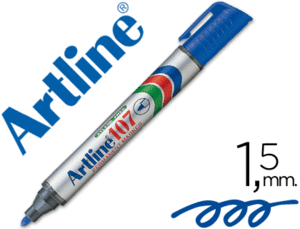 ROTULADOR PERMANETE ARTLINE 107 AZUL PUNTA 1,5 MM