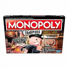 JUEGO MONOPOLY TRAMPOSO EDAD: + DE 8 AÑOS -JUGADORES :2-6