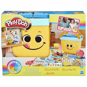 JUEGO DE PLASTILINA PLAY-DOH PRIMERAS CREACIONES PARA PICKNICK EDAD: + DE 3 AÑOS