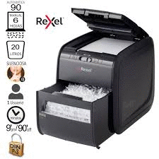 DESTRUCTORA DOCUMENTOS REXEL AUTO MAX 90X 90 HOJAS