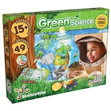 JUEGO GREEN SCIENCE -15 EXPERIMENTOS-EDAD:+ DE 6 AÑOS