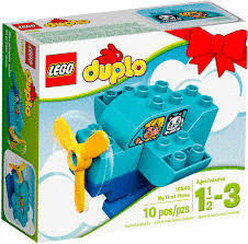 LEGO DUPLO  MI PRIMER AVION REF.10849 EDAD: 1 ½ - 3 AÑOS