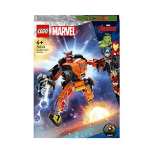 LEGO MARVEL ARMADURA ROBOTICA EDAD: + DE 6 AÑOS