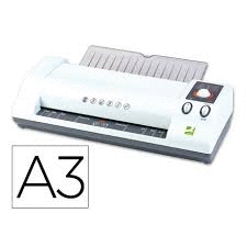 PLASTIFICADORA Q-CONNECT DIN A3 CUATRO RODILLOS ALTO RENDIMIENTO