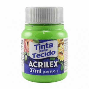 PINTURA TEXTIL ACRILEX 802 VERDE MACÁ 35 ML.