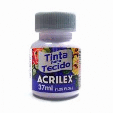 PINTURA TEXTIL ACRILEX LILA 809 37 ML