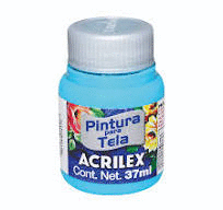 PINTURA TEXTIL ACRILEX 37 ML. Nº 535 AZUL MAR