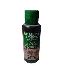 PINTURA CRILICA 60 ML. ACRILEX NEGRO 520