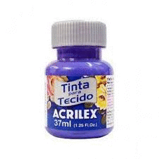 PINTURA TEXTIL ACRILEX VIOLETA 516 37 ML