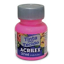 PINTURA TEXTIL ACRILEX ROSA FUCCIA 537 37 ML.