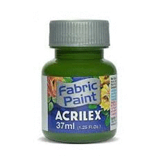 PINTURA TEXTIL ACRILEX 545 VERDE OLIVA 37 ML.