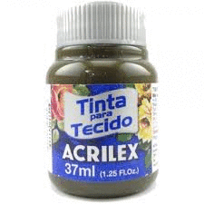 PINTURA TEXTIL ACRILEX SEPIA 551 37 ML.