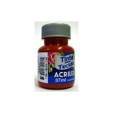 PINTURA TEXTIL ACRILEX TEJA 506 37 ML.